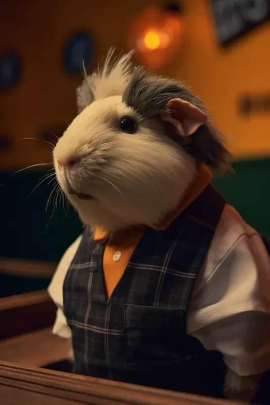 Vintage Bowling Animal Portraits