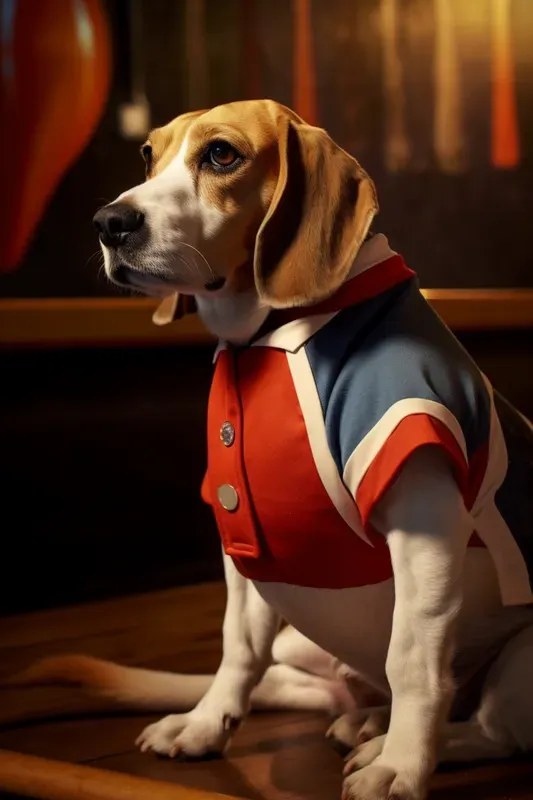 Vintage Bowling Animal Portraits