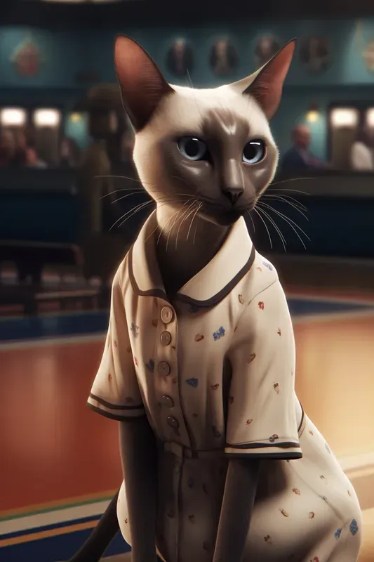 Vintage Bowling Animal Portraits
