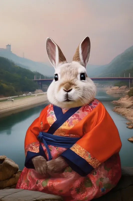 Traditional Korean Animal Portraits