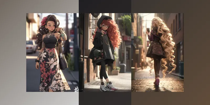3D Hypebeast Disney Princesses generated by undefined
