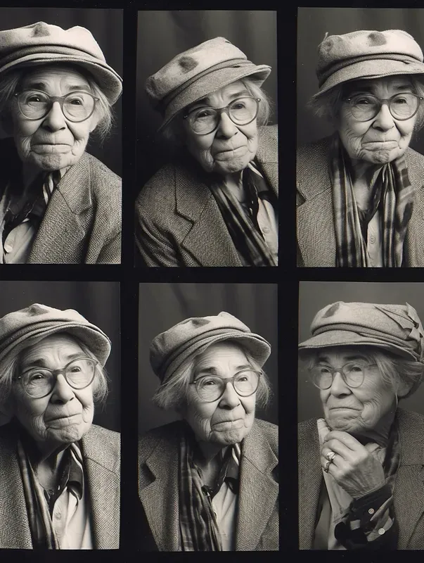 Vintage Black White Photobooth Strips