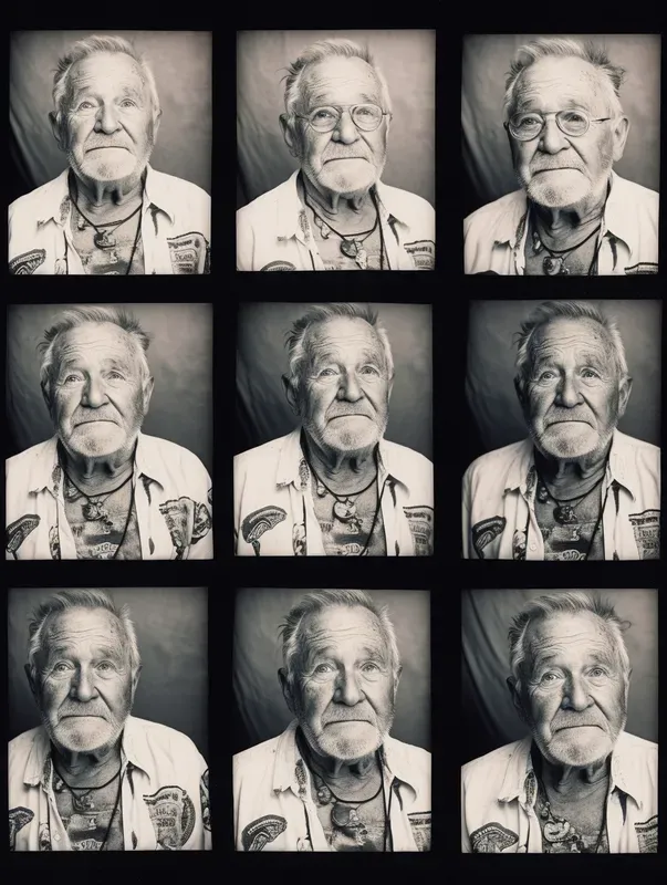 Vintage Black White Photobooth Strips