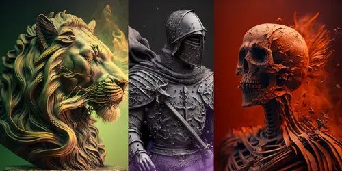 Glorious Epic Busts generated by midjourney