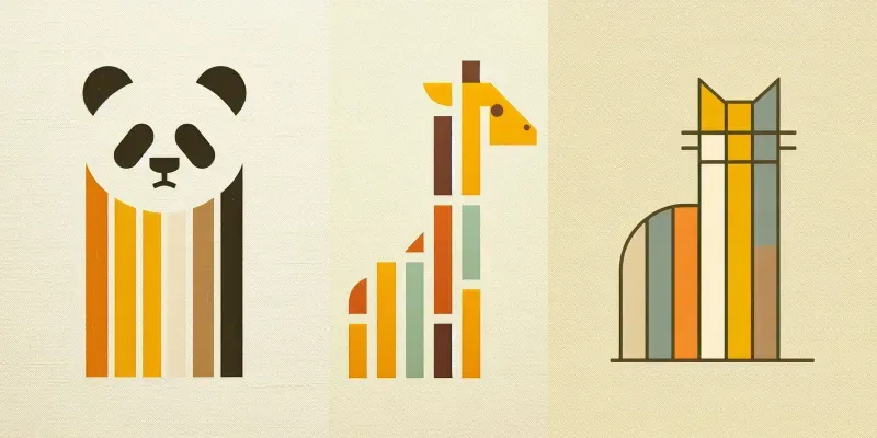 Minimalist Geometric Logo Designs generated by undefined