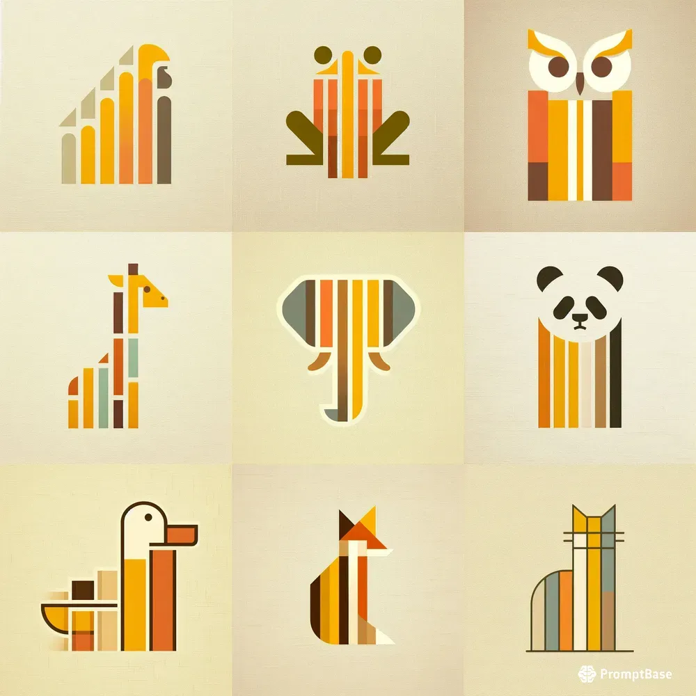 Minimalist Geometric Logo Designs