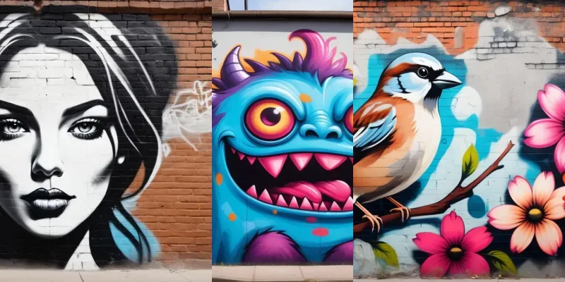 Graffiti Style Urban Vibes generated by undefined