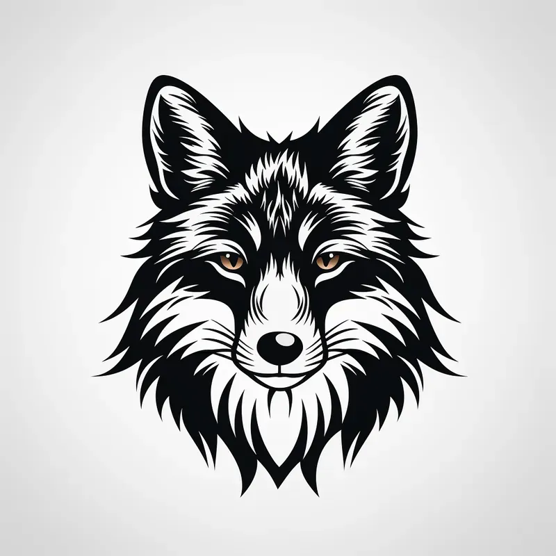 Silhouette Sticker Logos Simple