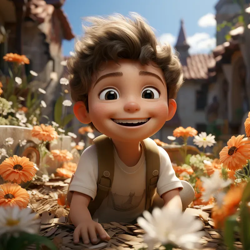 Animated 3D Cartoon Scenes