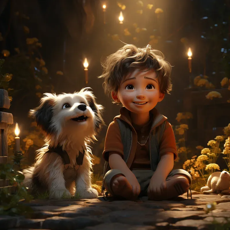 Animated 3D Cartoon Scenes
