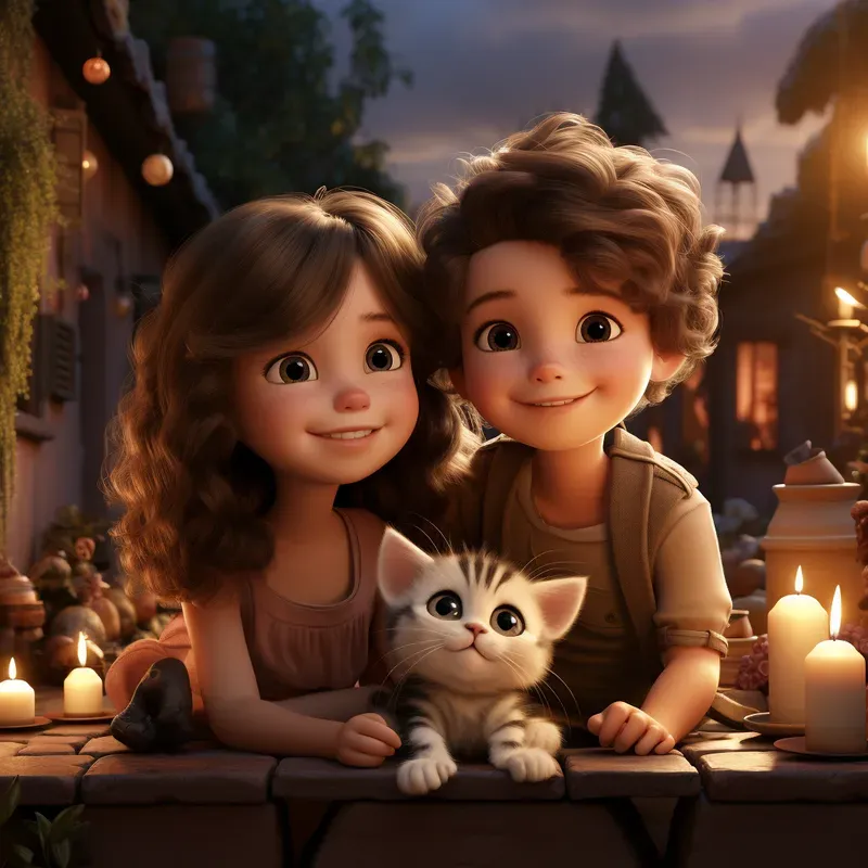 Animated 3D Cartoon Scenes
