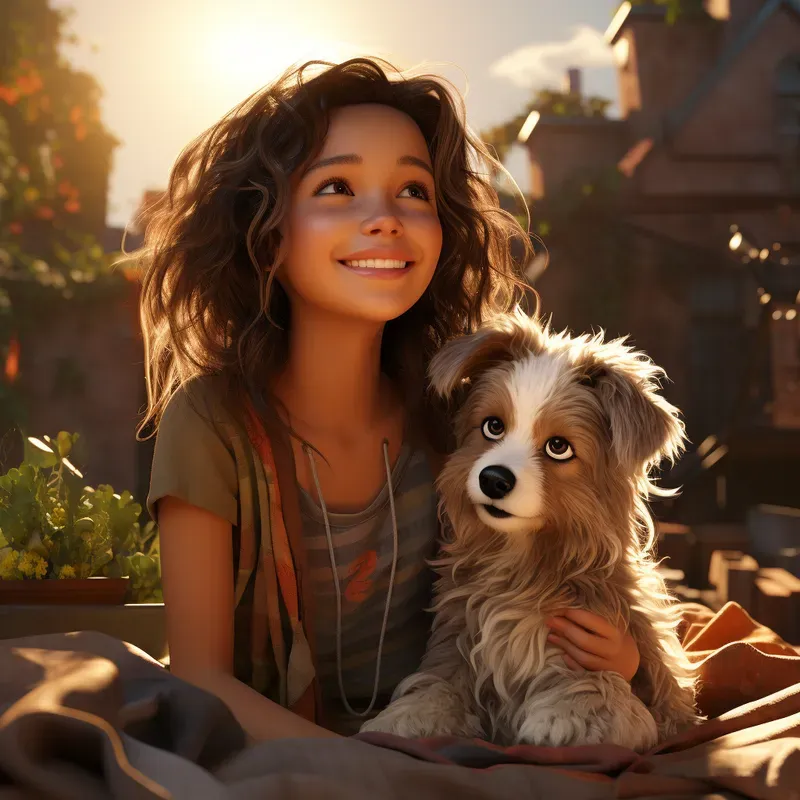 Animated 3D Cartoon Scenes