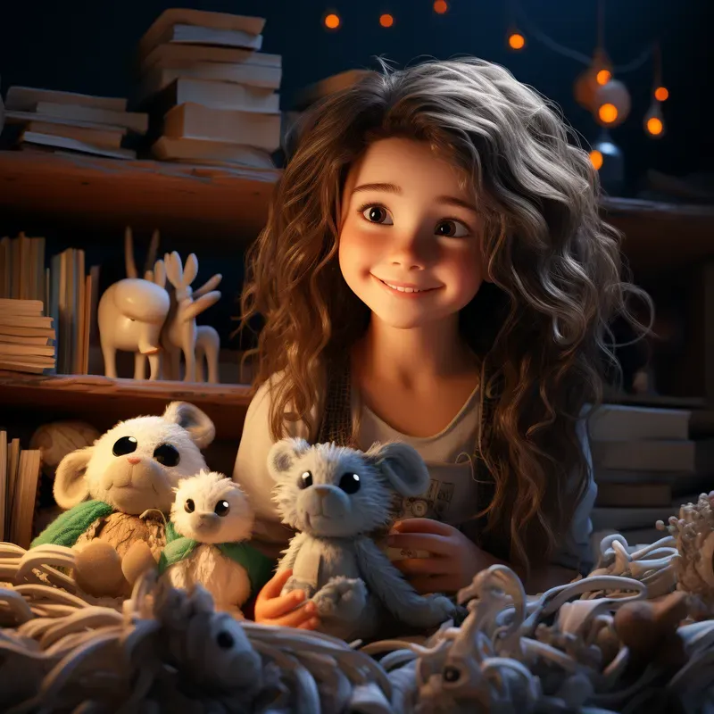 Animated 3D Cartoon Scenes