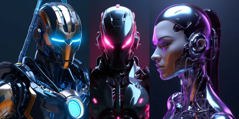 Tailored 3D Robot Renders generated by undefined