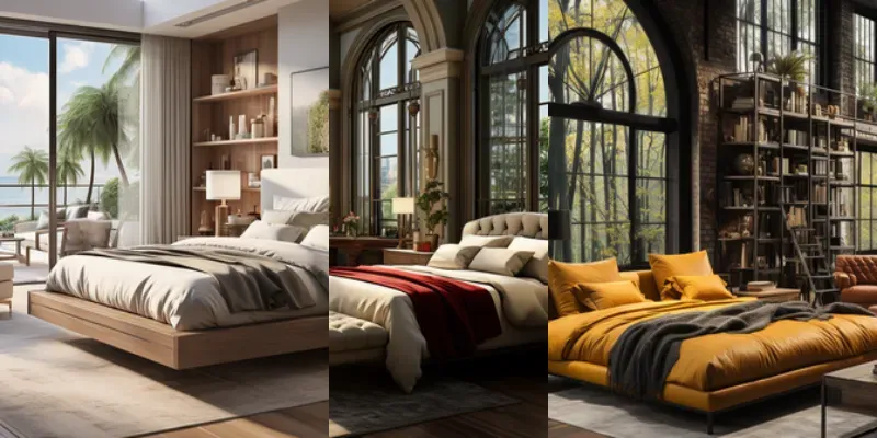 Transformative Bedroom Designs generated by undefined