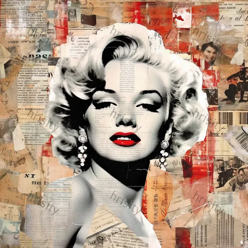 Vintage Magazine Collage Art