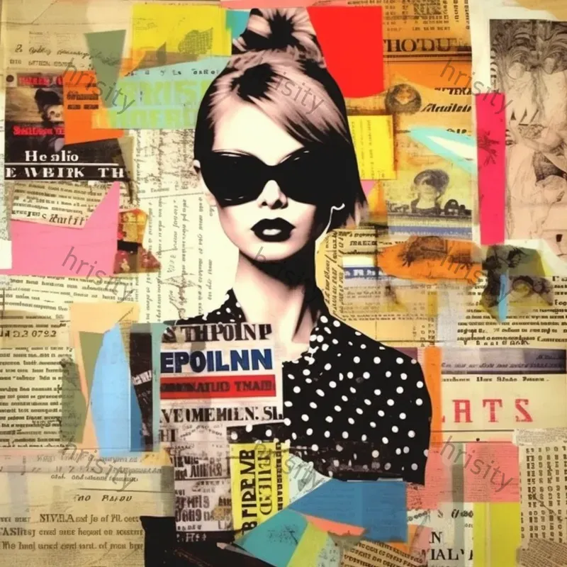 Vintage Magazine Collage Art