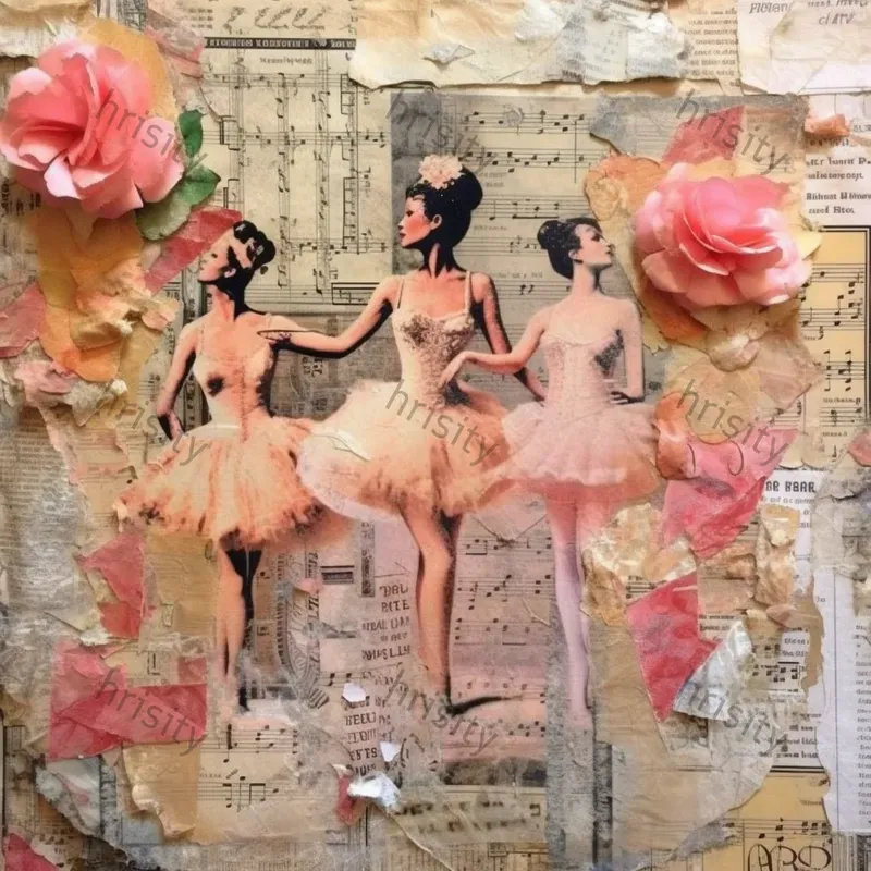 Vintage Magazine Collage Art