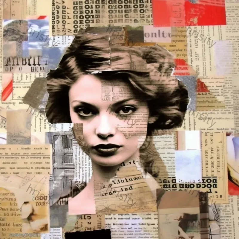 Vintage Magazine Collage Art