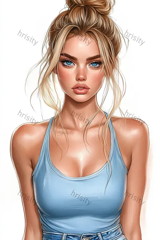 Fashion Clipart Digital Model Designs
