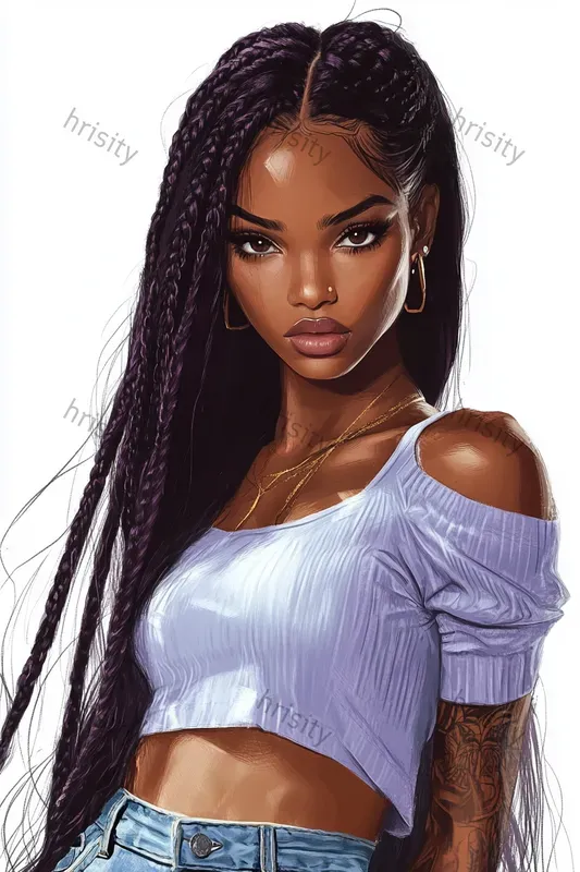 Fashion Clipart Digital Model Designs