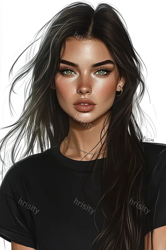 Fashion Clipart Digital Model Designs