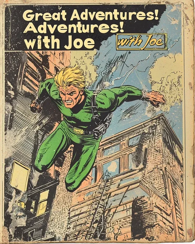 Retro Comic Book Covers