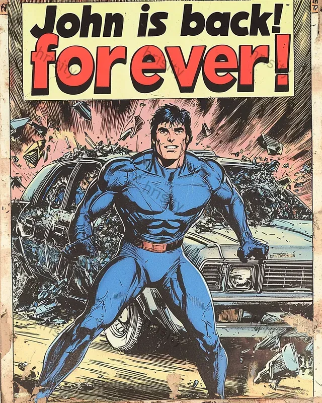 Retro Comic Book Covers