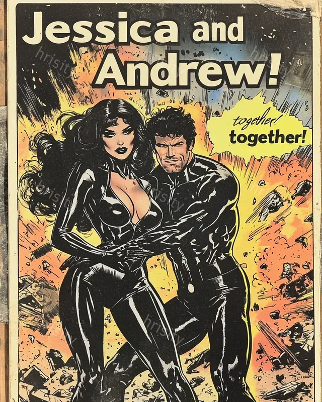 Retro Comic Book Covers