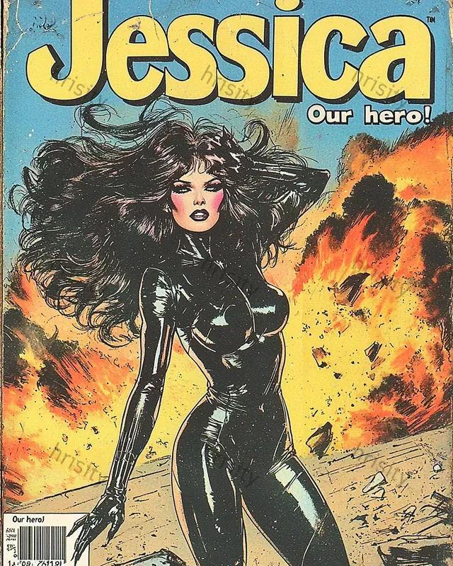 Retro Comic Book Covers