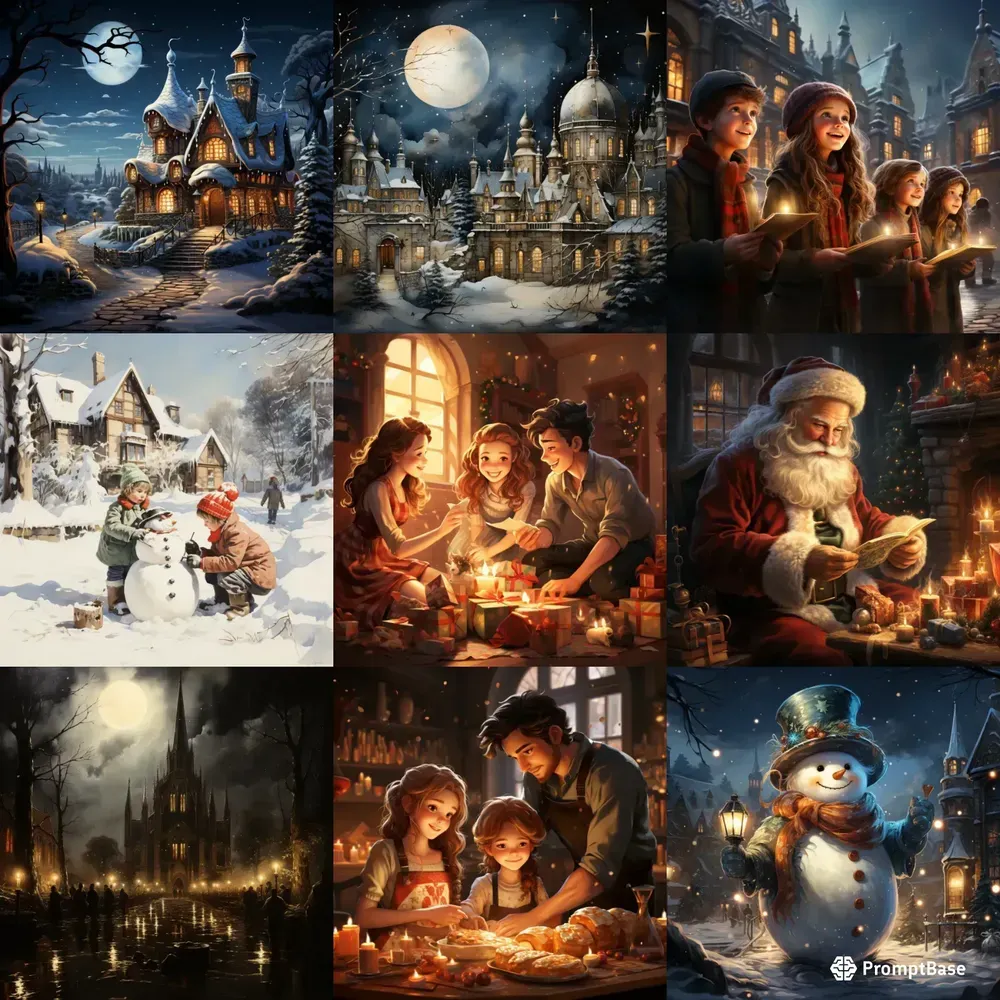 Festive Illustrations Galore