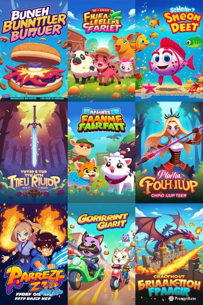Mobile Game Illustration Concept Art