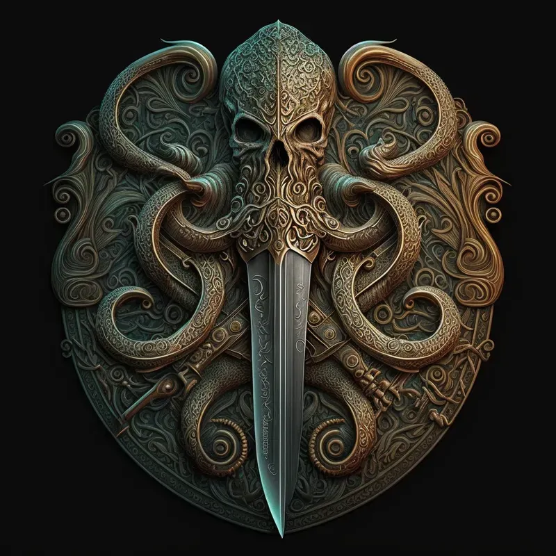 Intricate Metal Animal Emblems