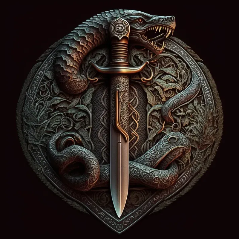 Intricate Metal Animal Emblems