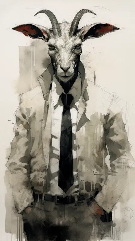Sly Anthropomorphic Detective Animals