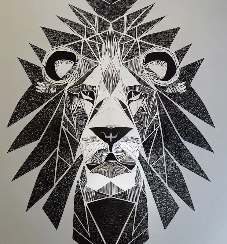 Celtic Lion Graphic