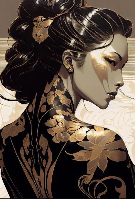 Japanese Female Character Artwork