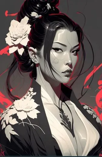 Japanese Female Character Artwork