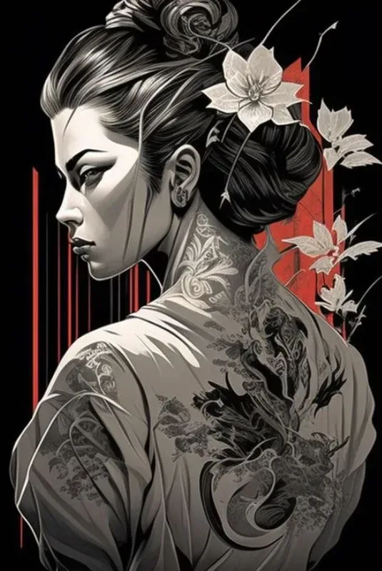 Japanese Female Character Artwork