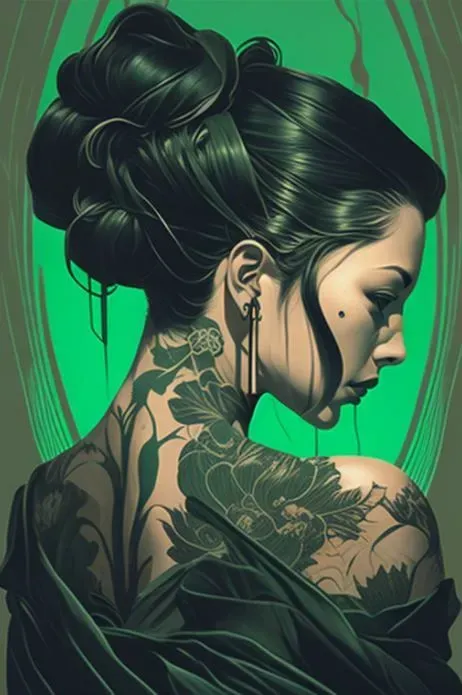 Japanese Female Character Artwork