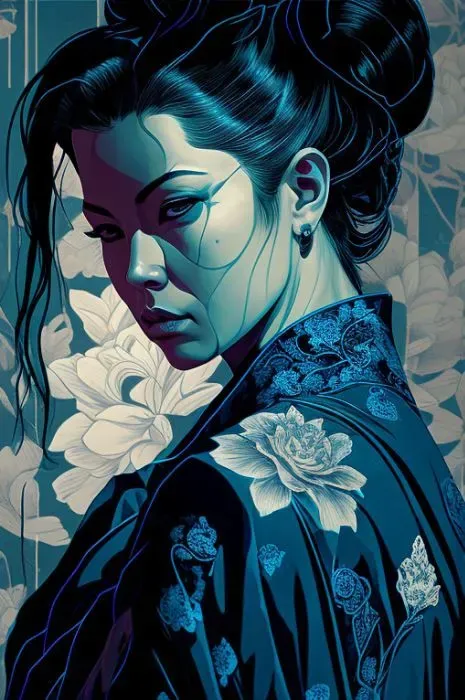 Japanese Female Character Artwork