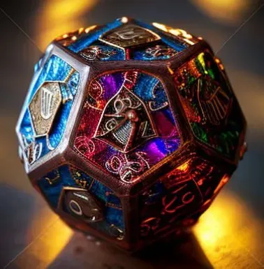 Colorful Dungeon Dice