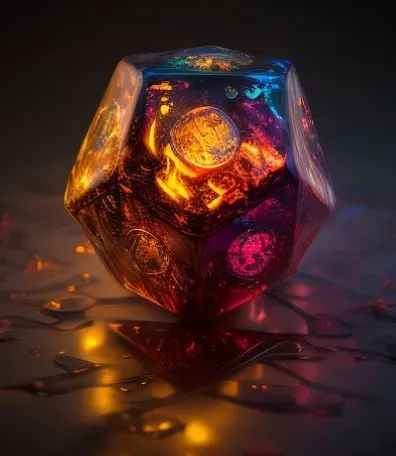 Colorful Dungeon Dice