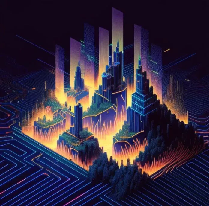 Isometric Digital Cities Of The Future