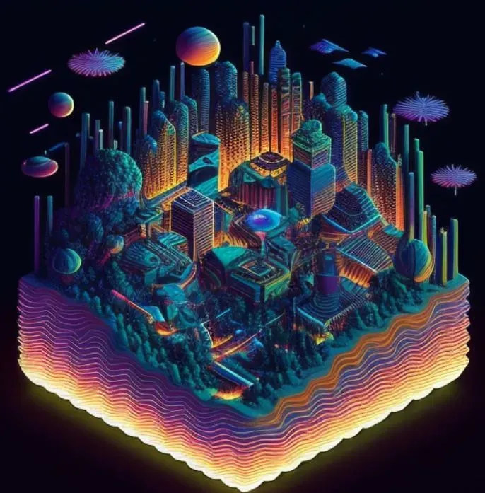 Isometric Digital Cities Of The Future