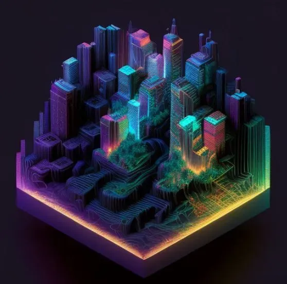 Isometric Digital Cities Of The Future