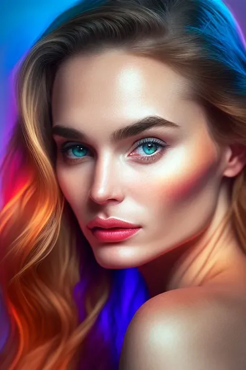 Colorful Women Portraits