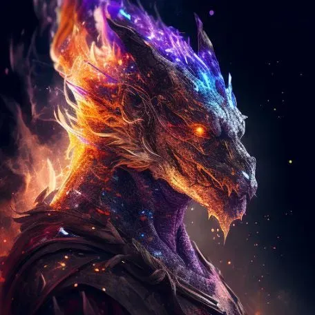 Colorful Realistic Dragon Portraits