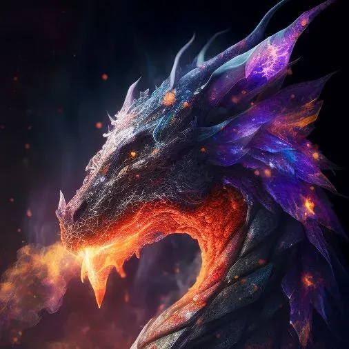 Colorful Realistic Dragon Portraits