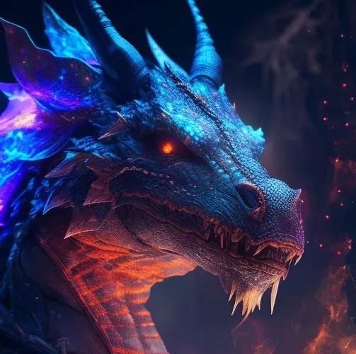 Colorful Realistic Dragon Portraits